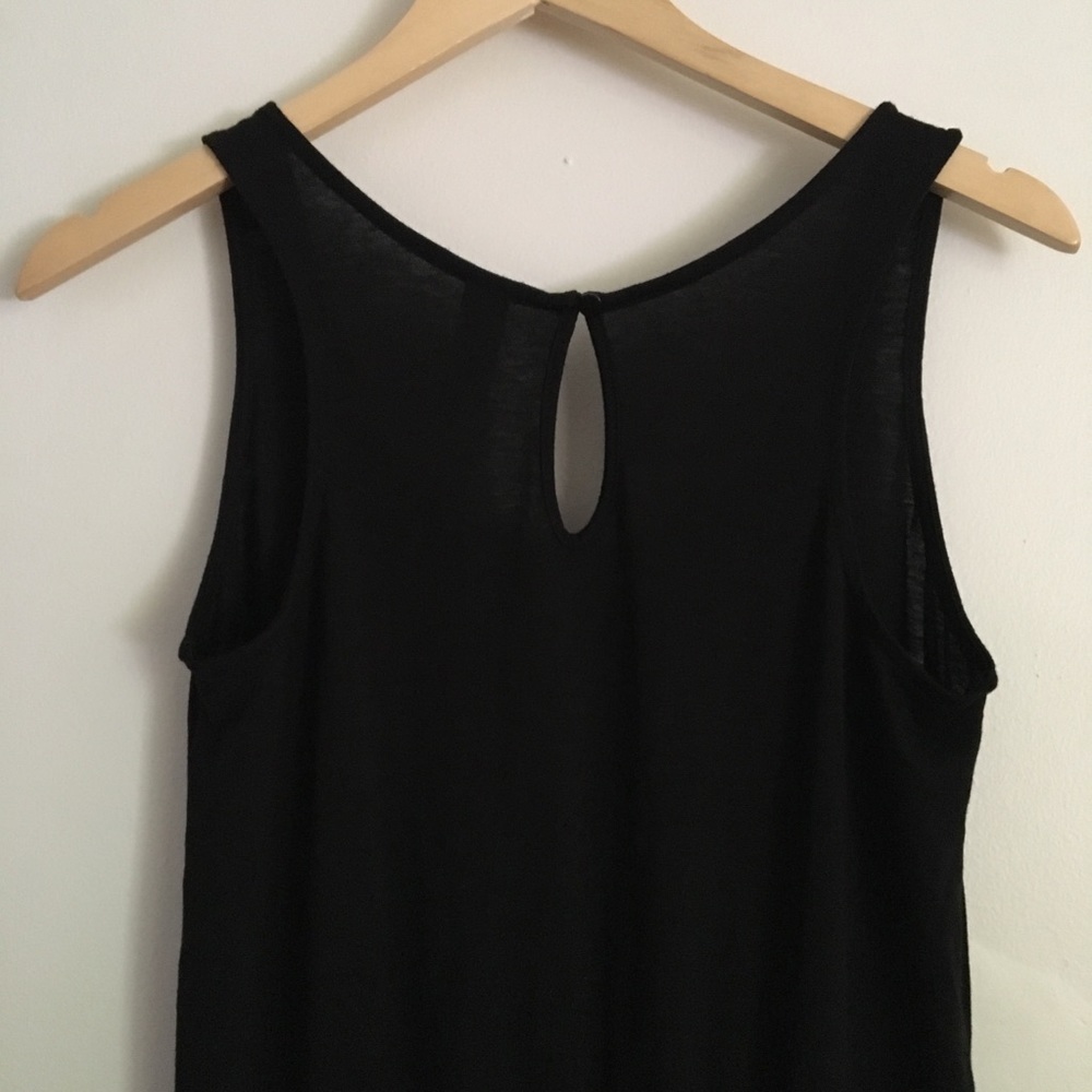 Black sleeveless romper with back keyhole size S - Picture 4 of 8